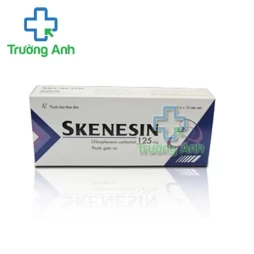 Skenesin 125mg Pymepharco - Hỗ trợ điều trị triệu chứng đau do bị co thắt cơ do viêm xương sống